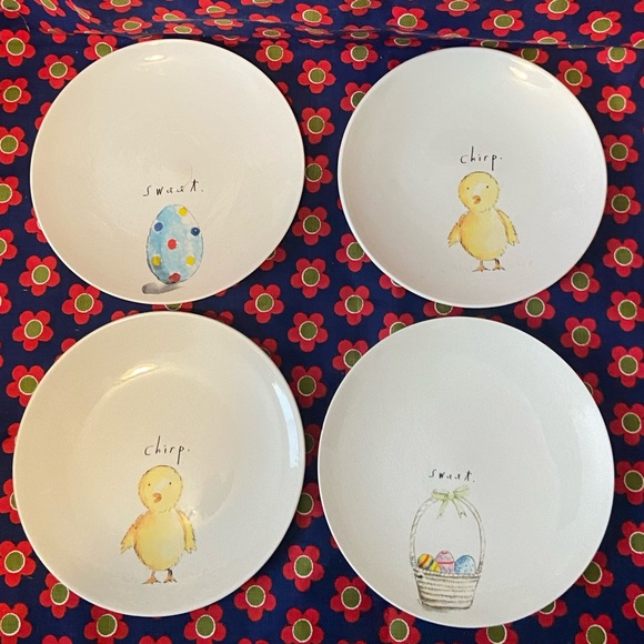 Rae Dunn Other - Rae Dunn M Studios Plate Set